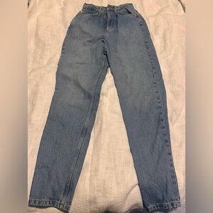 ASOS Design High Rise ‘Slouchy’ Mom Jeans in Midwash
